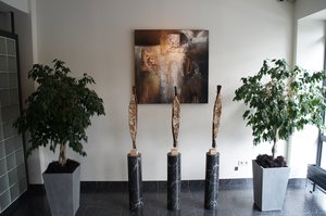 Interieur van het rouwcentrum